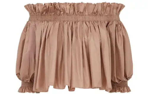 Christian DIOR Ruched Off The Shoulder Top