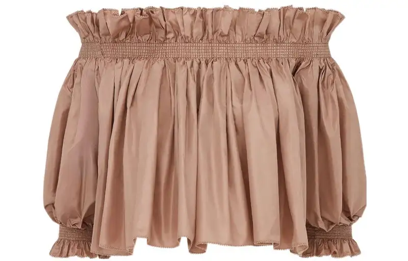 Christian DIOR Ruched Off The Shoulder Top