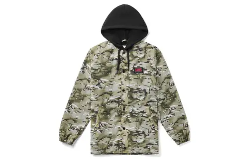 Vans Jackets Women's Camouflage Hooded Moderate Workwear