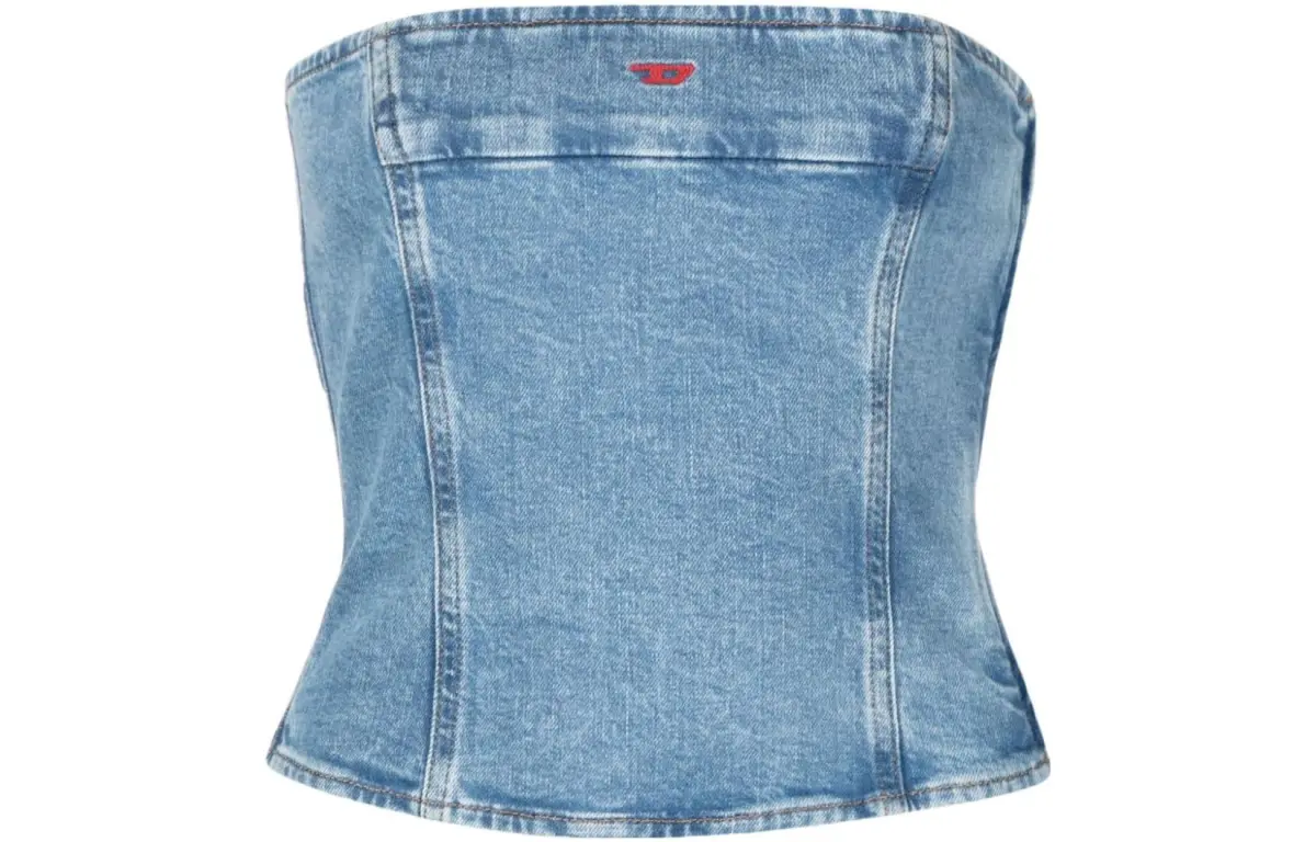 DIESEL De Ville Denim Tube Top 'Blue'