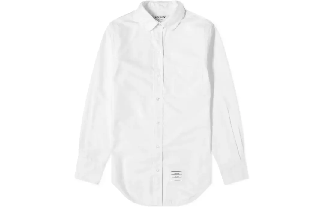 Thom Browne long-sleeve button-fastening shirt