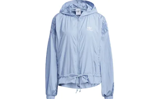 Adidas Originals Jackets Women's Sky Blue Hooded Moderate Other