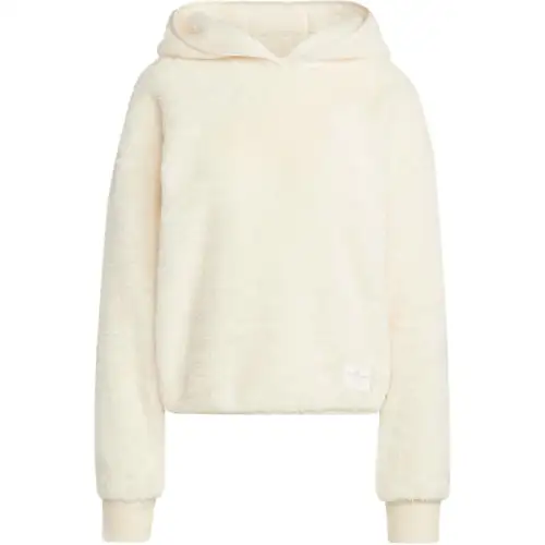 Adidas Originals Sweatshirts Women's Beige Yellow Hooded Moderate Regular