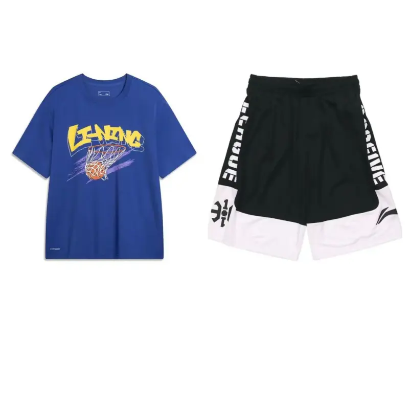 Li Ning Casual Sportswear Men's Crew Neck Moderate