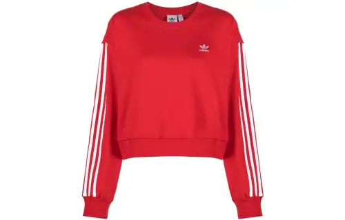 Adidas Originals Sweatshirts Women's Red Crew Neck Moderate Other