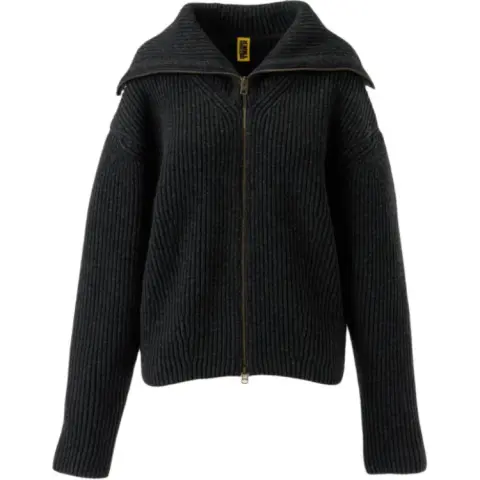 Onitsuka Tiger WS KNIT TOP Knitwear Women's Dark Gray