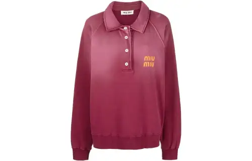 MIU MIU SS22 Polo Shirt Women's Purple