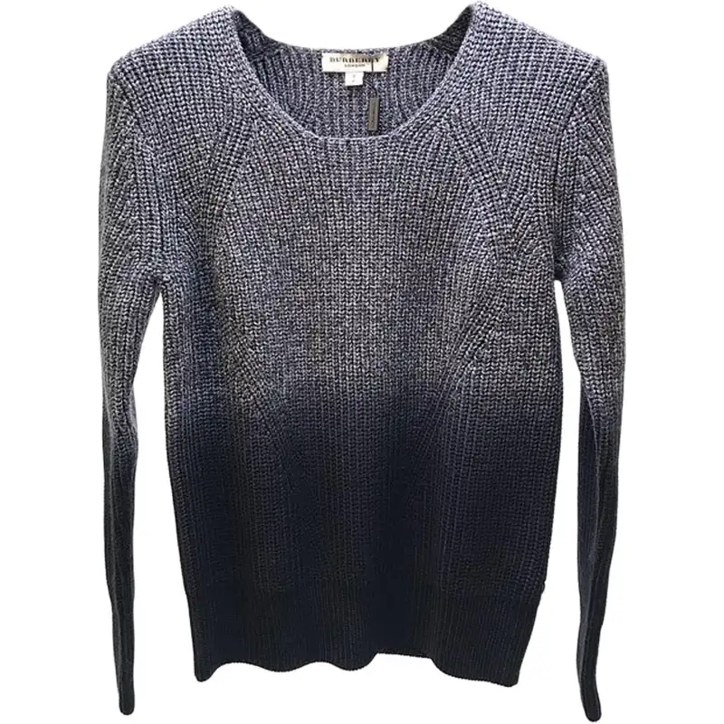 Burberry Knitwear Women's Gray Crew Neck Moderate Other