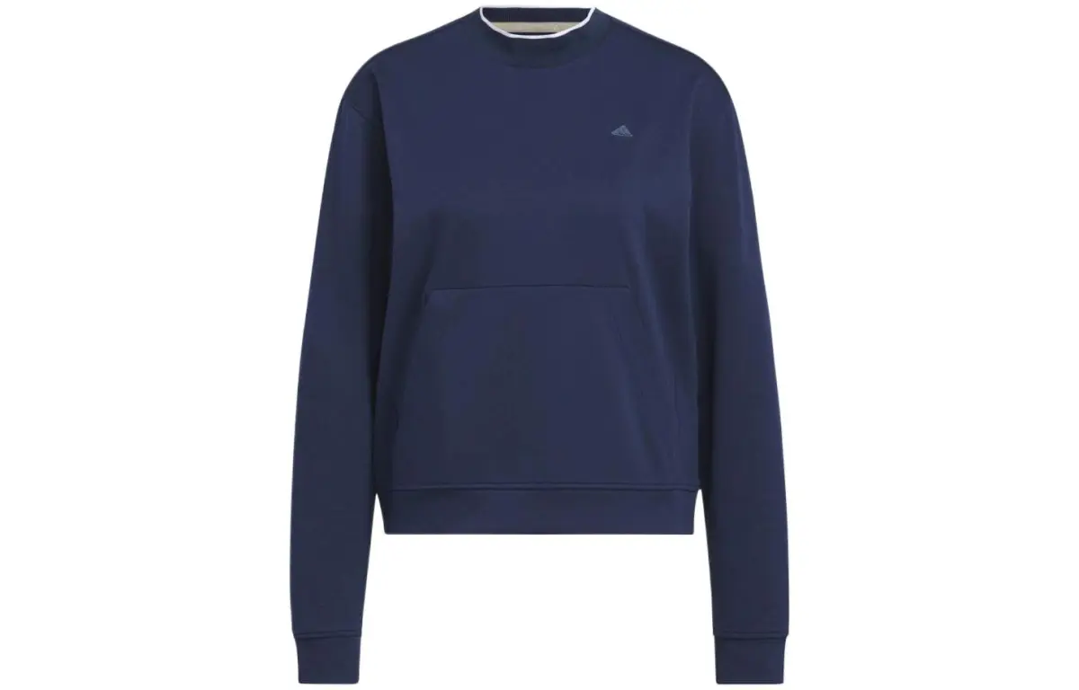 Adidas Sweatshirts Women's Blue Crew Neck Moderate Regular
