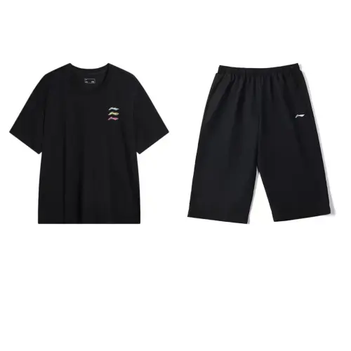 Li Ning Casual Sportswear Men's Crew Neck Moderate