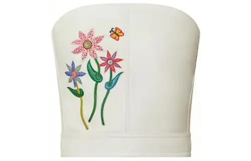 LOUIS VUITTON x Yayoi Kusama SS23 Strapless Top Women's White