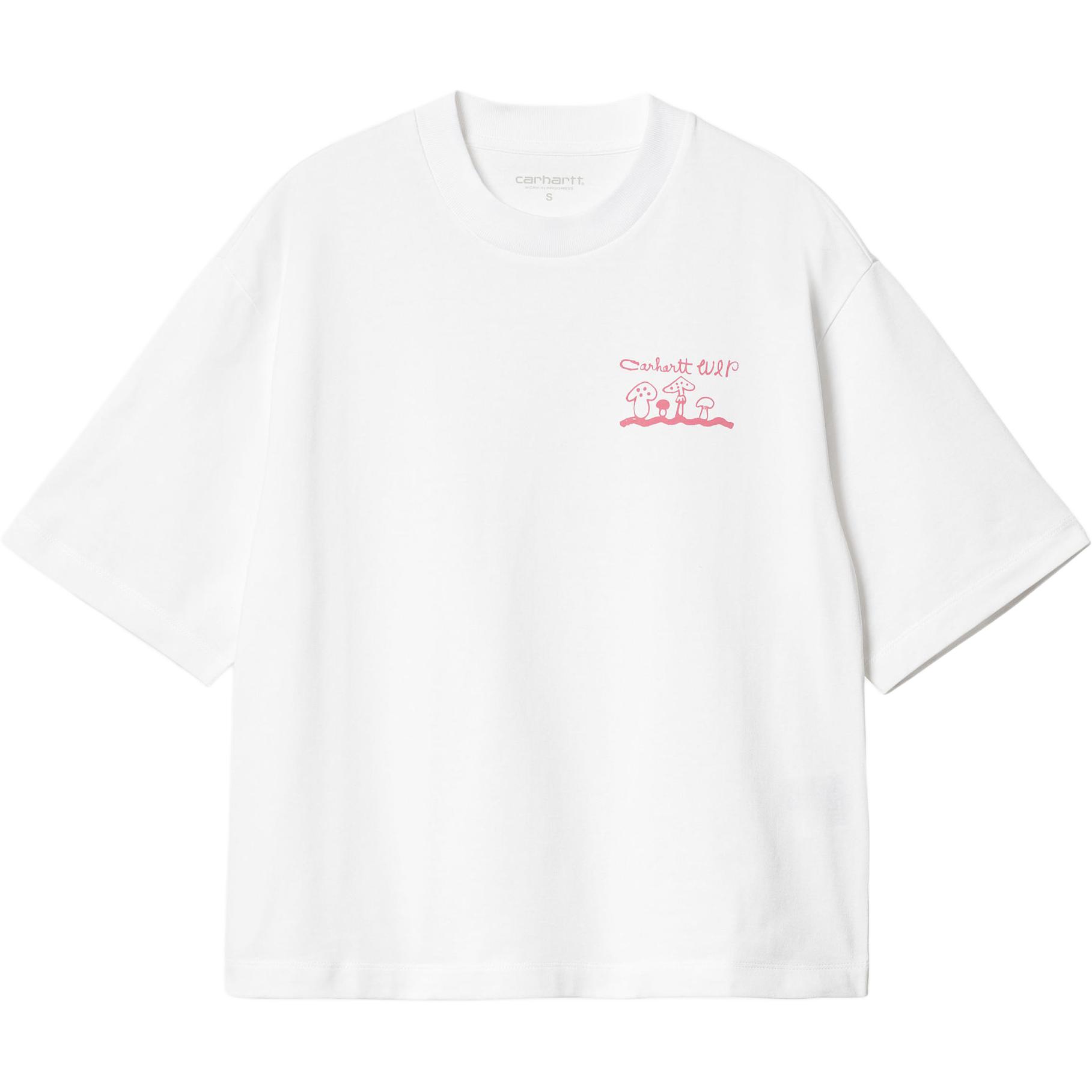 Женская футболка Carhartt WIP W' S/S Kainosho T-Shirt (белая)