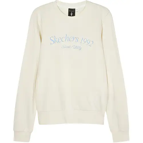 Skechers Sports Life Collection Sweatshirt Women's Tofu White