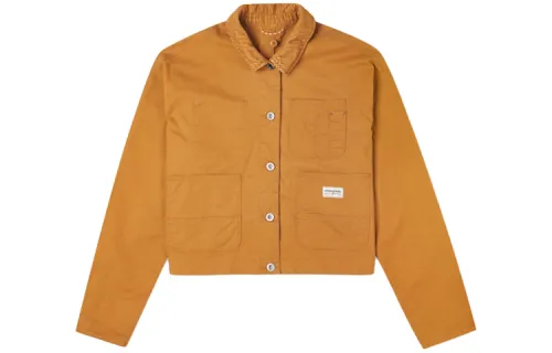Converse Jackets Women's Khaki Lapel Moderate Workwear