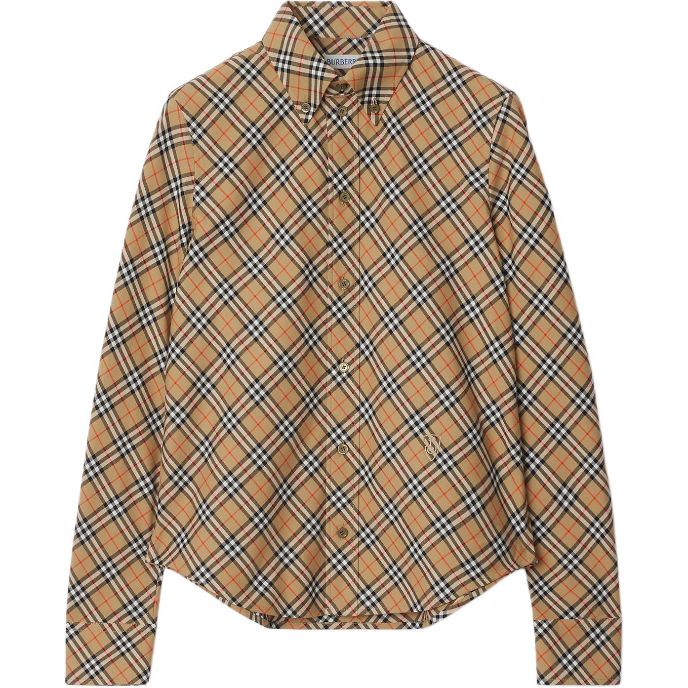 Женская рубашка Burberry (песочная)