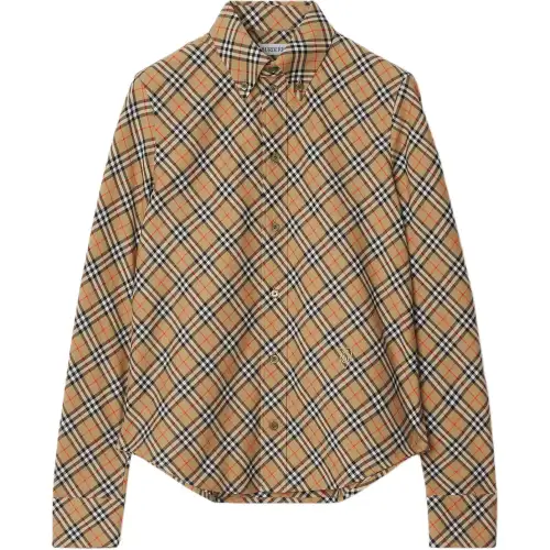 Burberry Check Printed Buttoned Shirt