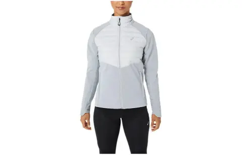 ASICS Jackets Women's Glacier Gray Stand Collar Moderate Other