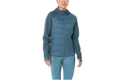 ASICS MIXER Jackets Women's Dark Sea Hooded Moderate Other