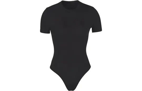 Skims Bodysuits Women's Smoke Gray Crew Neck