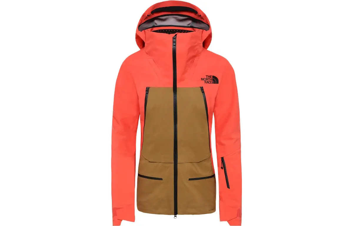 THE NORTH FACE Jacket Women's Bright Orange/English Khaki