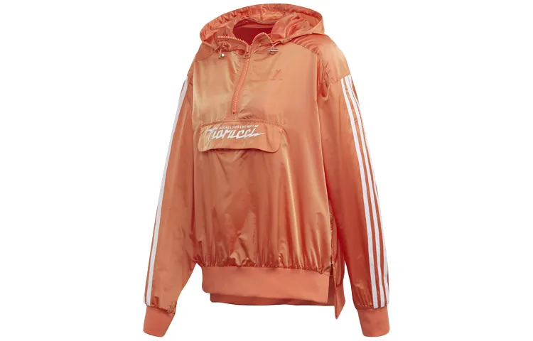 Adidas Originals X FIORUCCI Jackets Women's Coral Powder Hooded Moderate Other