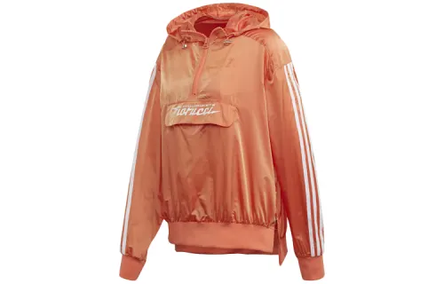 Adidas Originals X FIORUCCI Jackets Women's Coral Powder Hooded Moderate Other
