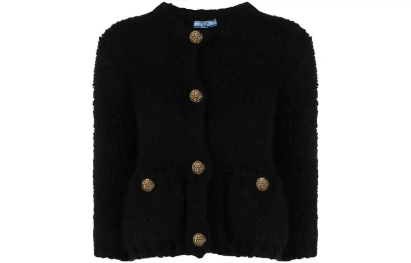 PRADA Knitwear Women's Black Crew Neck Moderate