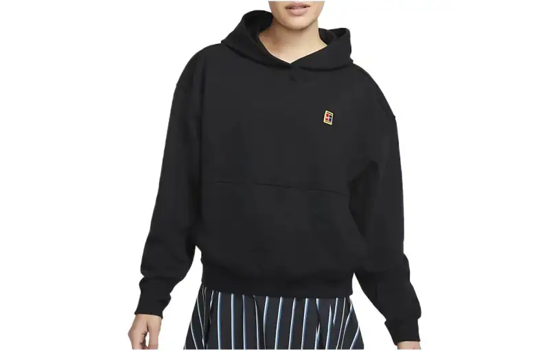 Nike Sweatshirts Women's Black Hooded Moderate Regular