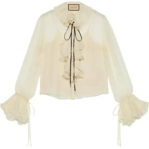 GUCCI Shirt Women's Ivory White