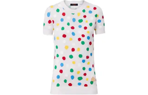 LOUIS VUITTON x Yayoi Kusama SS23 Cashmere Sweater Women's White