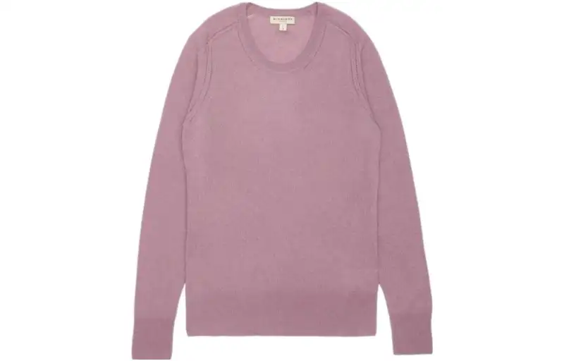 Burberry Knitwear Women's Pink Crew Neck Moderate Other