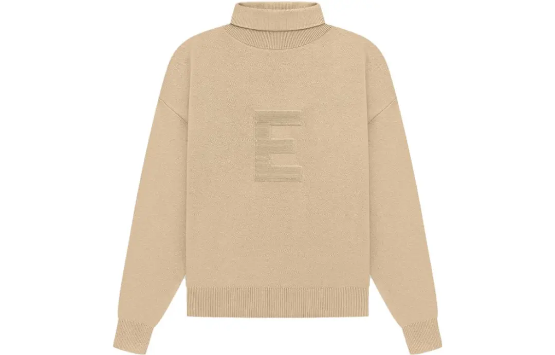 Fear Of God Essentials logo-appliqué turtleneck sweater