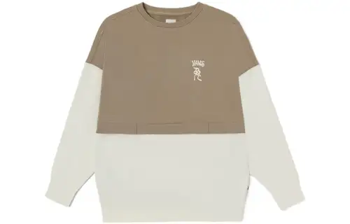 Vans Sweatshirts Women's Light Umber Crew Neck Moderate Regular