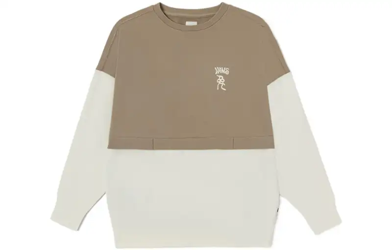 Vans Sweatshirts Women's Light Umber Crew Neck Moderate Regular