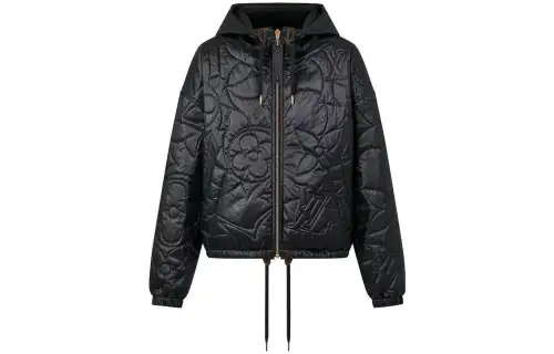 Lv Reversible Quilted Monogram Flower Jacket