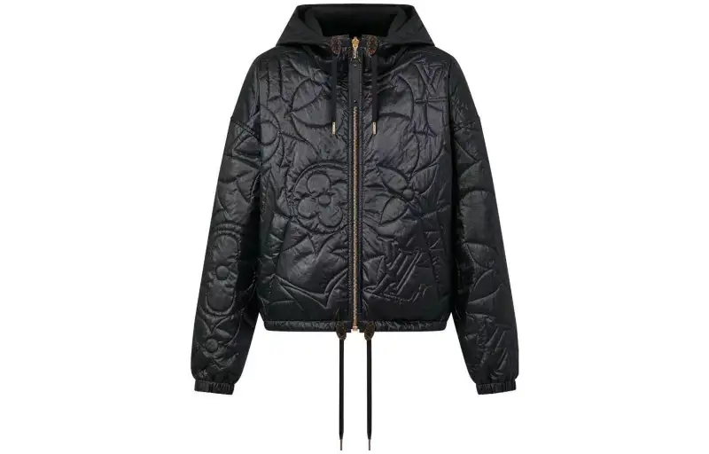 Lv Reversible Quilted Monogram Flower Jacket