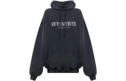 Vetements logo-embellished hoodie