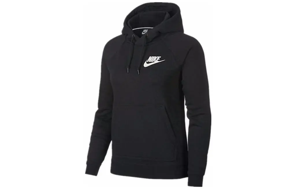 Nike Sweatshirts Women's Black Hooded Moderate Regular