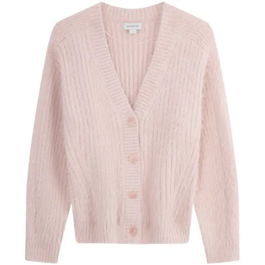 Calvin Klein Knitwear Women's V Neck Moderate Cardigan