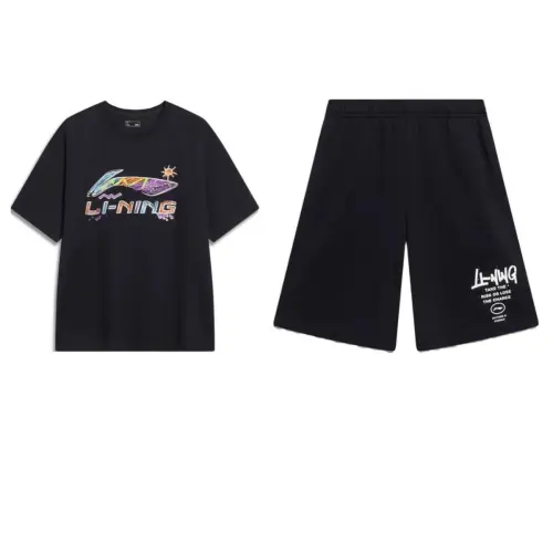 Li Ning Sports Life Collection Casual Sportswear Men's Black