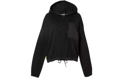 Timberland Sweatshirts Women's Black Hooded Moderate Regular