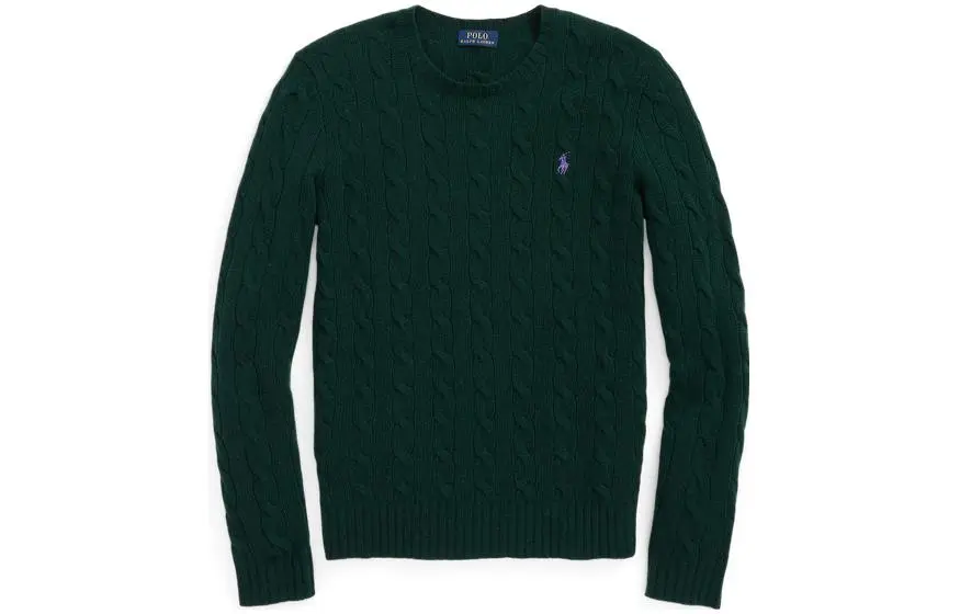 Polo Ralph Lauren cable-knit V-neck pullover