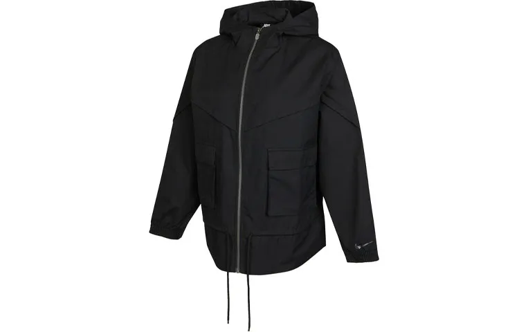 Nike Sports Wear Icon Clash Women's Loose Fit Hooded Jacket Black
