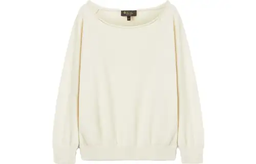 Loro Piana Cashmere Sweater Women's Ivory