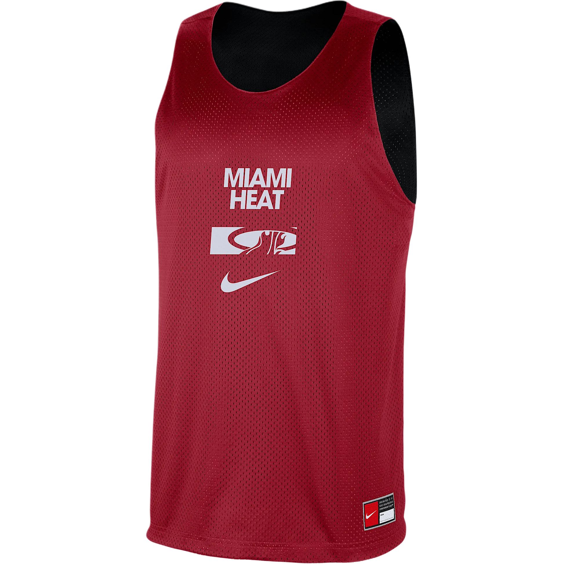 Nike Miami Heat Courtside Men’s Nike Nba Mesh Practice Jersey