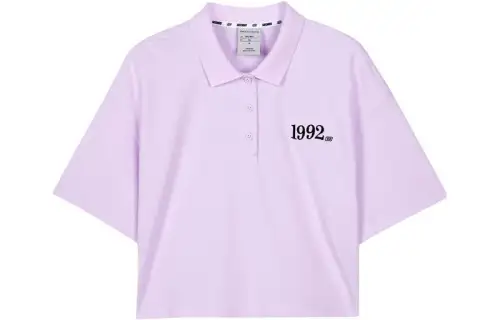 Skechers Polo Shirts Women's Orchid Purple/01X5 Polo Collar Moderate Straight Fit