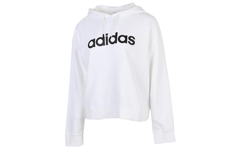 Adidas Neo Sweatshirts Women's White Hooded Moderate Other