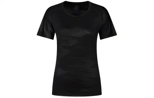 ASICS T Shirts Women's Black Crew Neck Moderate Other