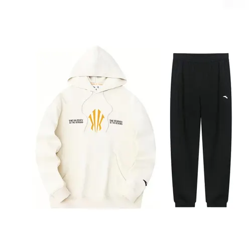 ANTA Sweatshirt Sets Men's Hooded Moderate