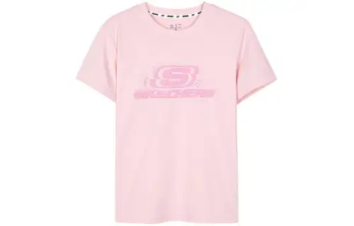 Skechers Regular T Shirt Women's Chalk Pink